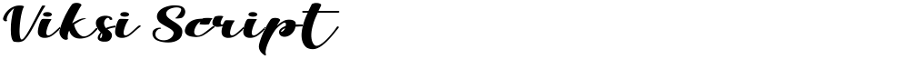 Viksi Script